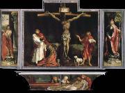 Yisenhaimu altar painting, Good Friday to map  Matthias  Grunewald